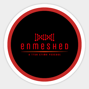 Enmeshed round Sticker